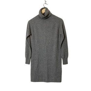 Quince Cashmere Turtleneck Sweater Dress